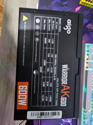 Fonte 600w 220v