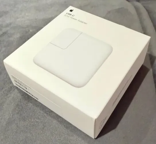 Caixa vazia Adaptador de Energia USB-C de 30W Apple Original