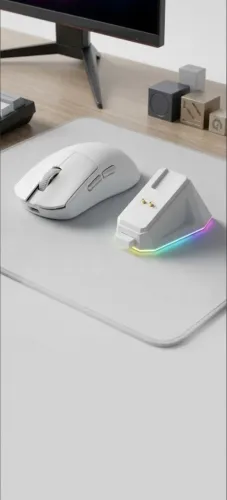 MOUSE GAMER FIRE PHOENIX BK-R3X WHITE