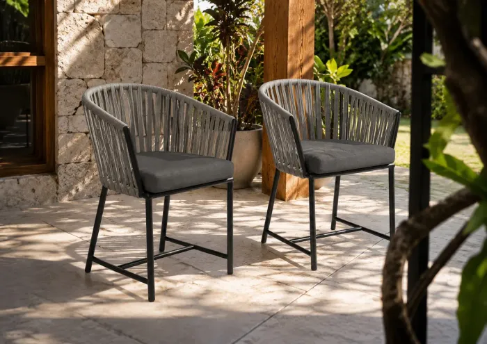  Conjunto de cadeiras externas 