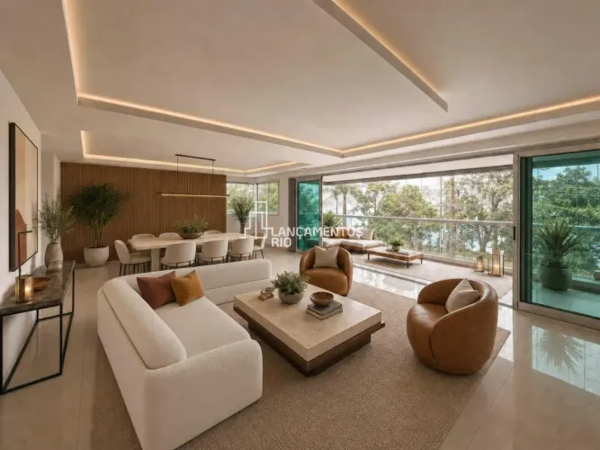 Lagoa | Apartamento 4 quartos, sendo 4 suites
