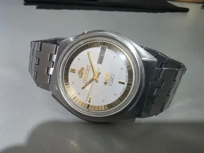 Orient Antigo Automatico Perola Japan Raro Coleção 21 Rubis