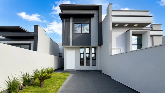 Casa nova 2 suítes com piscina e churrasqueira no Bosque da Mata Tijucas - 2 vagas