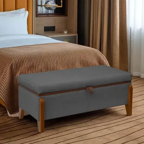 Banqueta Decorativa Puff Baú Organizador
