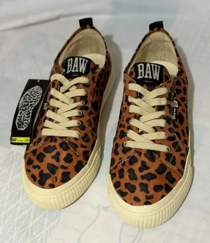 Tênis Unissex Animal Print Baw Estampado Onça Tamanho 43 Original