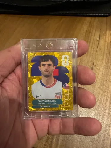 Pulisic Ouro Edição Panini EUA Original Edição Limitada Copa do Mundo 2026