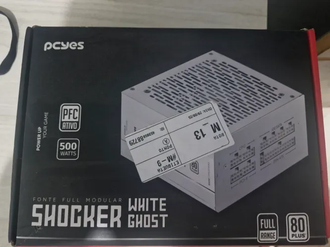 Fonte Pcyes Shocker 500w 80 plus
