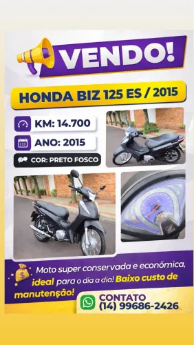 Vendo Honda Biz
