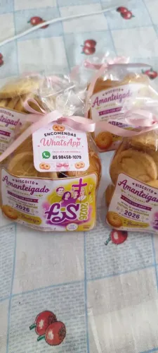 Biscoitos amanteigados caseiros