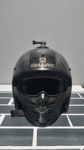 Capacete Shark S-Drak Carbon (Fibra de Carbono) - Tamanho L / 59-60