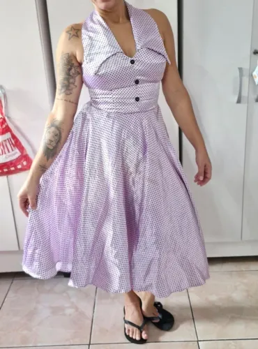 Vestido de baile lilás P