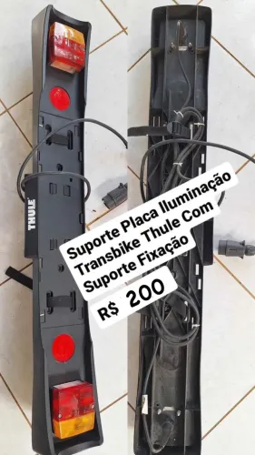 Suporte placa iluminação transviar