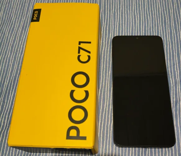 Poco C71 64GB/3GB, Tela 6.88", Câmera 32MP, Bateria 5.200 mAh, Excelente Estado, Completo