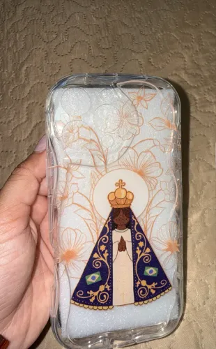 Capa de iphone nossa senhora 16 pro max