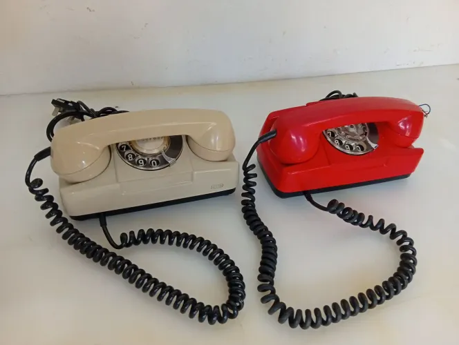 telefone de disco tijolinho gte starlite