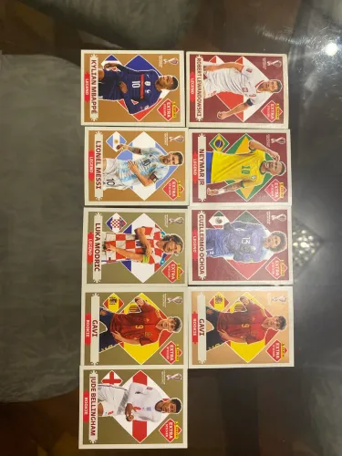 6 legends e três rookies da copa de 2022 a partir de 60 reais 