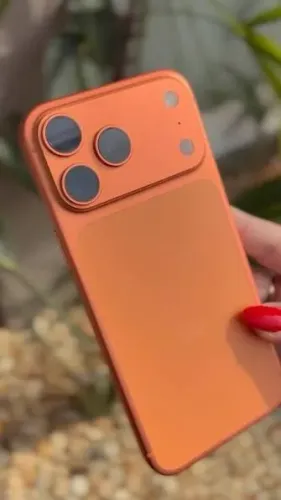 Iphone 17 pro max laranja