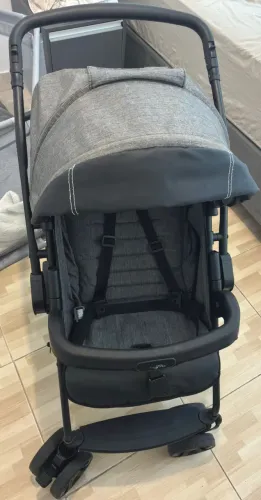 Carrinho de bebê Burigotto Rio K + Bebê Conforto Touring K - usado em bom estado