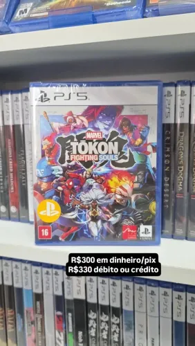 Game Tokon Fighting Souls PS5 Lacrado em estoque 
