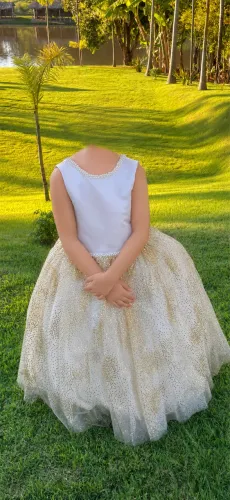 Vestido dama veste 5/6 anos