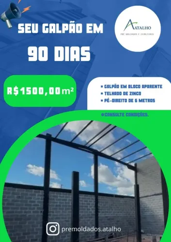 Contrução de galpões 