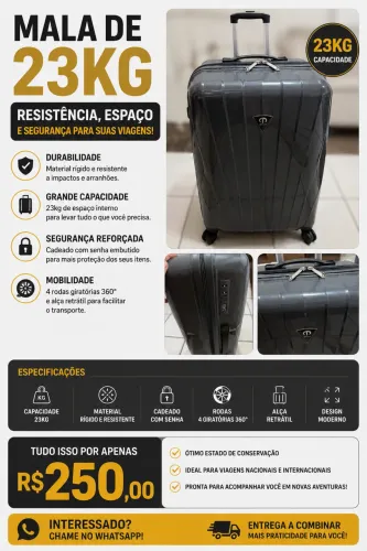 Mala de Viagem 23kg
