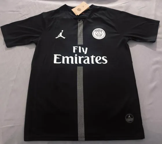 Camisa Retrô do PSG 2018 preta, personalizada NEYMAR JR 10
