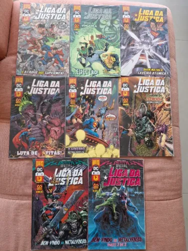 Liga da justiça completo vol 1 ao 8