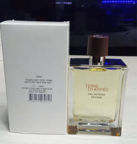 Terre d Hermès Eau Intense Vétiver Eau de Parfum 100 ml (Tester)