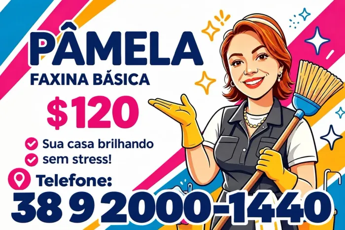 Faxinas diárias,mensais, simples e completas