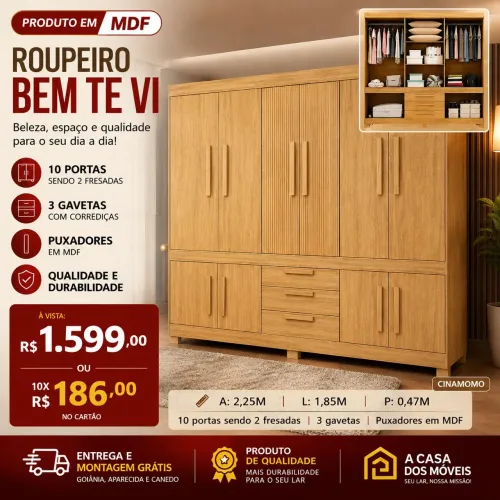 Roupeiro Bem-te-vi - Cinamomo