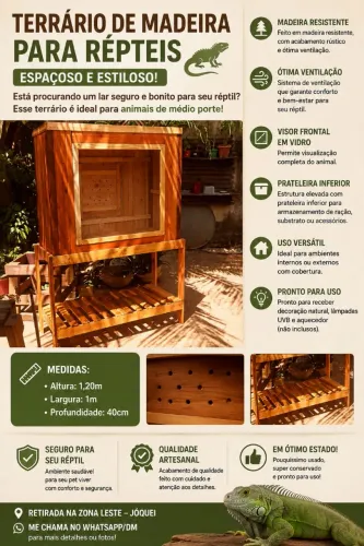Terrário para Cobras