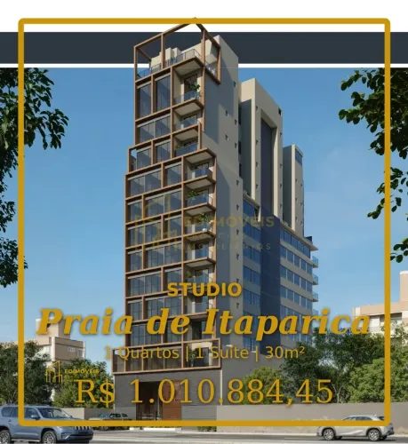 Praia de Itaparica: Studio Cobertura com Piscina e Espaço Gourmet