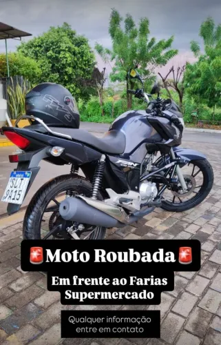 Moto roubada 