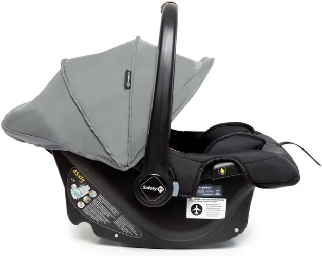 Bebê Conforto Safety 1st, 4Safe, com base Isofix, Grey Frost