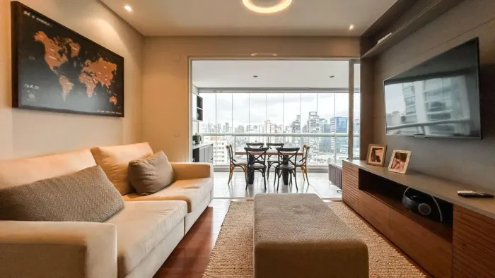 Apartamento com 77 m², 2 quartos sendo 1 suíte à venda no bairro Itaim Bibi.