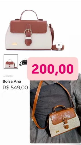 DESAPEGO! Bolsas de Couro ANANDRA 