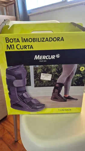 Bota Ortopédica Mercury. Poucos dias de uso. Ajuda na recuperação de lesões, fraturas