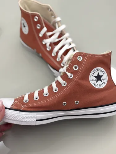 tênis all star chuck taylor cano alto - terracota/marrom/laranja - n°41