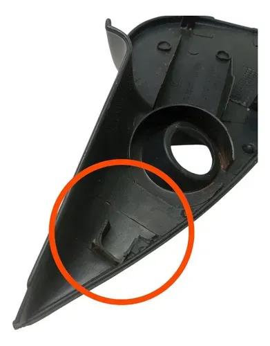 Par Moldura Interna Retrovisor Corsa Classic 2002 2003 2004 Preto