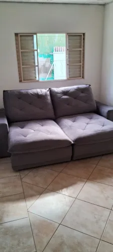 Sofá retrátil e reclinável para 4 Pessoas Tamanho King