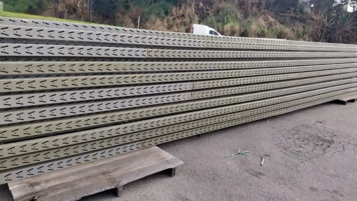 Porta Palete usado Águia - 40 Montante com 9,20m e Longarinas com 2,30m - Oportunidade!