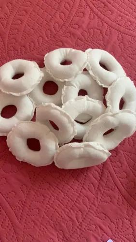 Kit rosquinha de seios para amamentar lavável