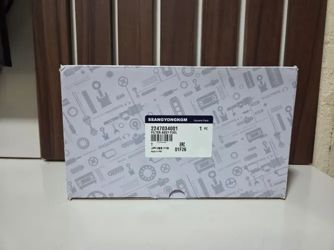 Filtro de Combustível Original SsangYong 2247034001 Delphi Novo Lacrado