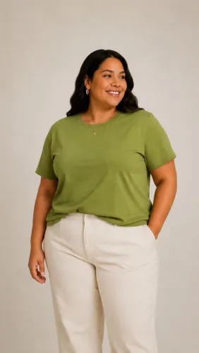 T-shirts Femininas Plus Size