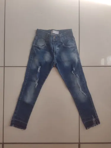 Calça jeans infantil menina