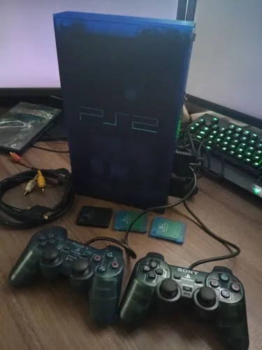 PlayStation 2 Ocean Blue SCPH-37000 Original Japão