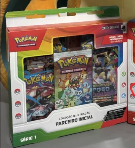 Pokémon TCG Coleção Ilustração Parceiro Inicial Série 1