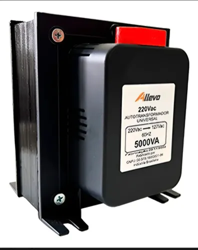 Transformador 5000va Bivolt Para Ar Até 18000btus Allevo<br><br>techmax