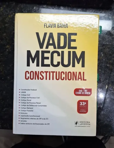 Vade mecum constitucional OAB exame 45 Flávia Bahia